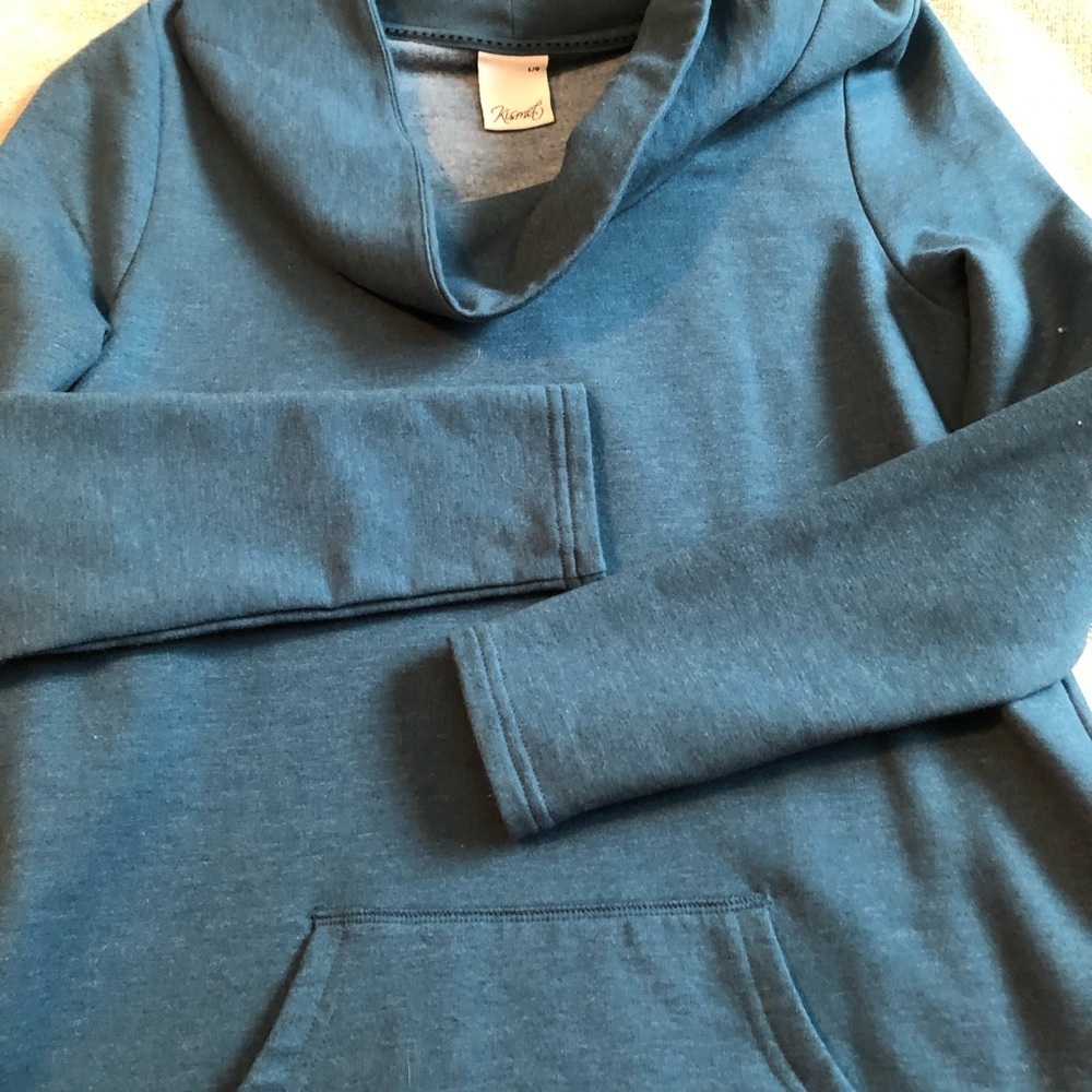 Kismet Pullover Cowl Neck Sweatshirt Large